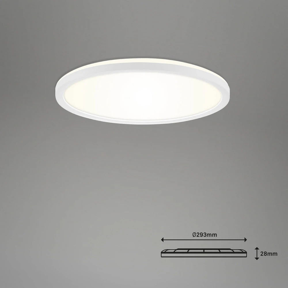 Plafonnier LED Svelte S à intensité variable CCT blanc Ø 29 cm