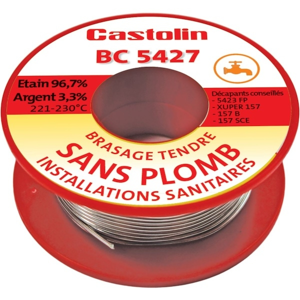 Brasure et métal d'apport BC5427 - 2 mm - CASTOLIN EUTECTIC
