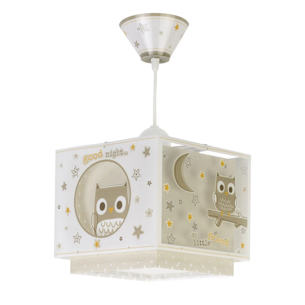 Luminaire de plafond design contemporain Suspension pour enfants Good Night, à 1 lampe